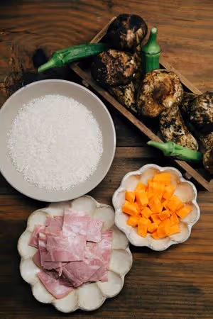 快手鬆茸燜飯