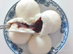 小白兔，白又白，豆沙包，吃起來！（一次發酵）
