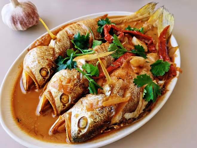 家常燉黃花魚