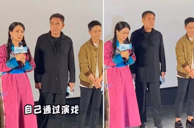 馬蘇活動現場動情落淚 一旁陳寶國眼神引爭議