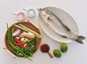 泰式檸檬蒸鱸魚
