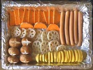 健康低脂烤箱版家庭燒烤｜#Healthymeals# （附照燒雞肉大蔥串做法）