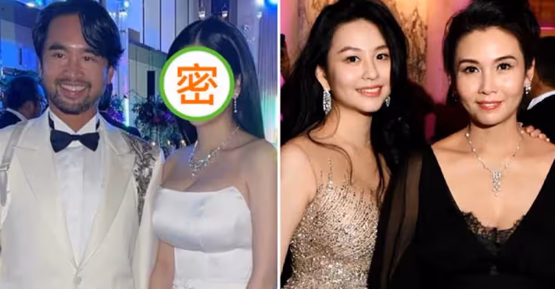 邱淑貞女兒近況曝光！一襲白色盛裝出席晚宴，身材豐腴笑容甜美，與千億富三代合影心情好，已融入名流圈