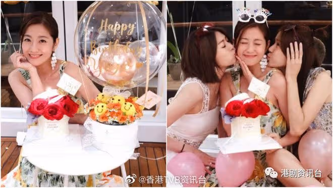 TVB最美人妻獲好姐妹送生日驚喜!黃翠如連詩雅搞哭壽星
