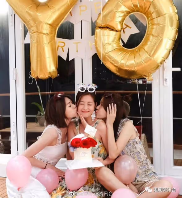 TVB最美人妻獲好姐妹送生日驚喜!黃翠如連詩雅搞哭壽星