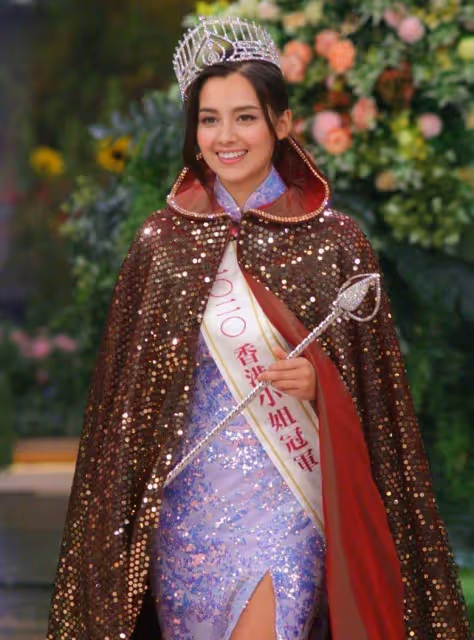 謝嘉怡撞臉迪麗熱巴,拉升近年港姐顏值,可TVB審美仍一言難盡