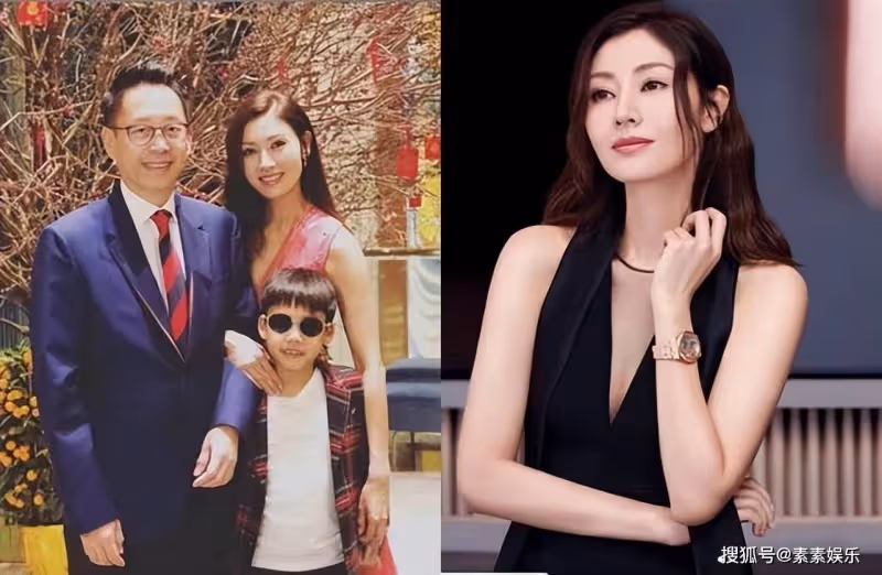 李嘉欣許晉亨夫婦帶兒子出席慈善活動,12歲的許建彤大氣老成