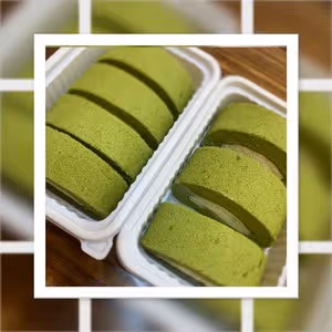 抹茶味蛋糕卷