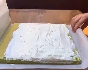 抹茶味蛋糕卷