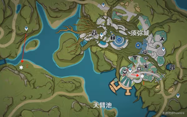 《原神》須彌地區聖遺物調查點分享