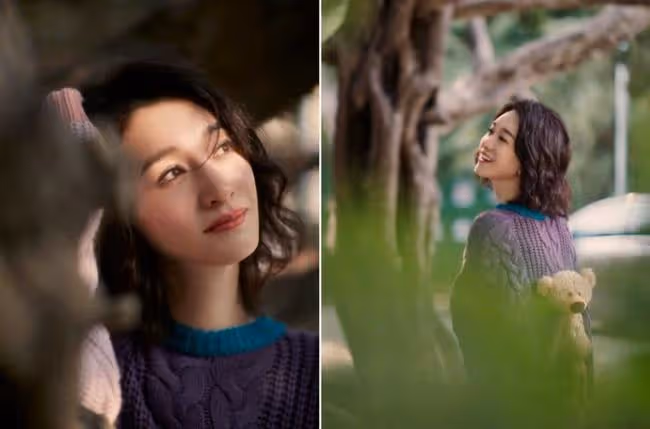 46歲李小冉曬性感美照 穿超短褲秀白嫩長腿