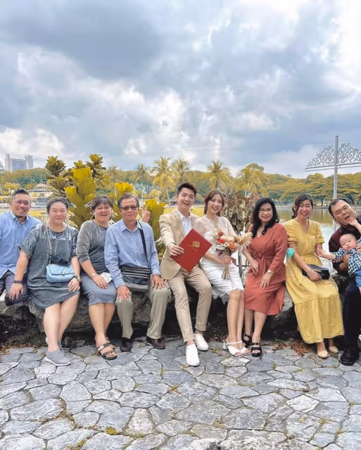 官宣與Gladish成為合法夫妻　朱浩仁甜喊：彼此從此被困