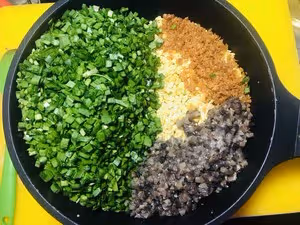 韭菜雞蛋素餃子（附韭菜不出水絕招）