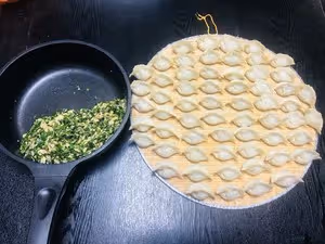 韭菜雞蛋素餃子（附韭菜不出水絕招）