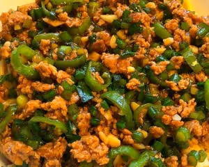 尖椒肉沫打滷面