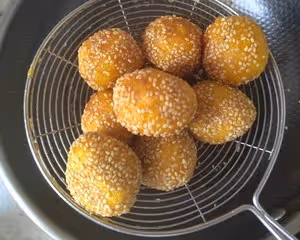 軟糯香甜的南瓜餅南瓜球