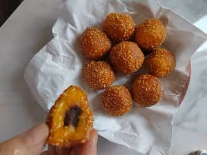 軟糯香甜的南瓜餅南瓜球