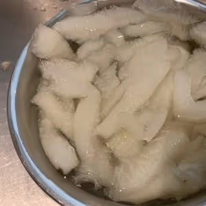南昌家鄉菜—小炒柚子皮 增加去皮快手方法以及曬乾保存