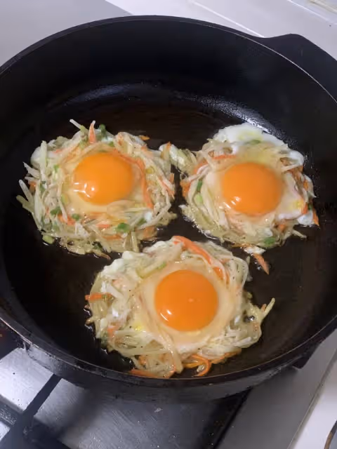 土豆絲和雞蛋的妙搭