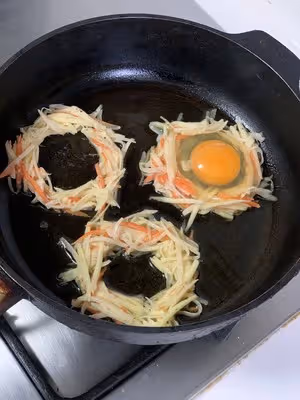 土豆絲和雞蛋的妙搭