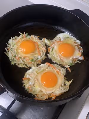 土豆絲和雞蛋的妙搭