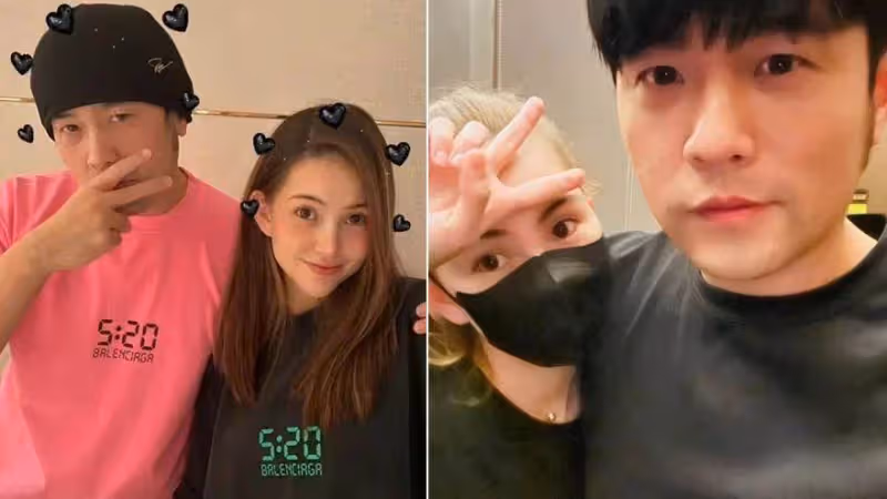 周杰倫曬昆凌合照撒狗糧!發文感謝妻子熬夜陪自己工作,結婚7年生3胎感情依舊如初戀
