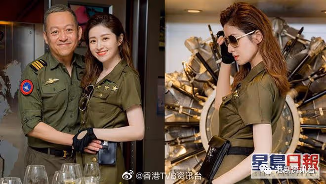 TVB前港姐婚後依舊美艷!化身飛機師賀老公50歲生日