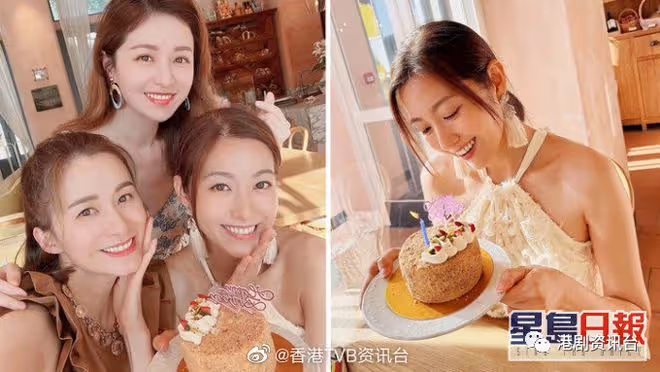 TVB前港姐婚後依舊美艷!化身飛機師賀老公50歲生日