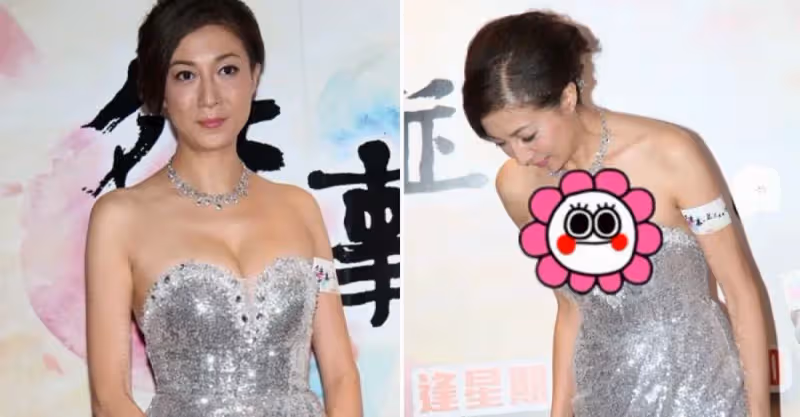 吳綺莉「阿媽」對自己真狠，48歲還敢挑戰抹胸裙，一彎腰大秀凹凸身材，網：太性感