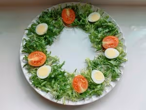 芒果花棕子沙拉