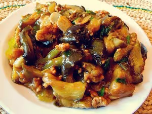肉末茄子拌面