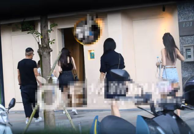 小S老公同時代5辣妹吃日料,全是膚白貌美大長腿