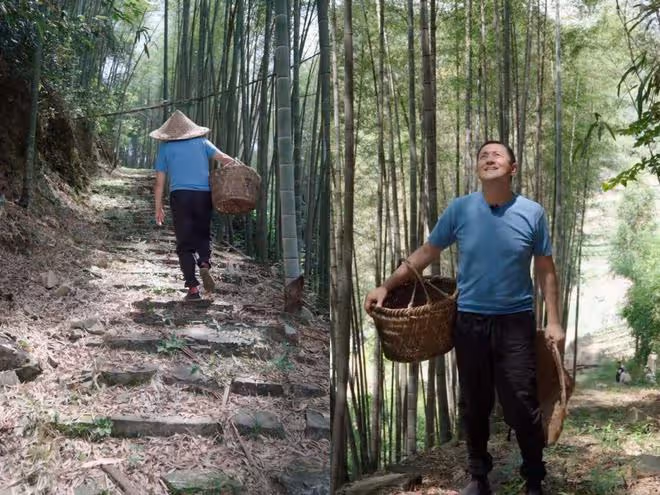 李亞鵬穿著樸素在山裡喝茶,躺在竹林思考人生,首次回應欠債