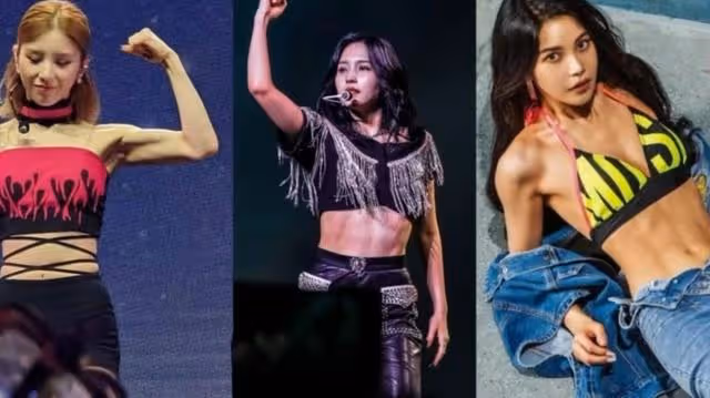 你有被顏值高身材高挑肌肉發達的韓國女偶像驚到嗎?