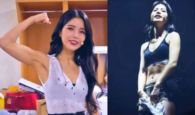 你有被顏值高身材高挑肌肉發達的韓國女偶像驚到嗎?