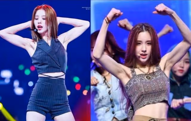你有被顏值高身材高挑肌肉發達的韓國女偶像驚到嗎?
