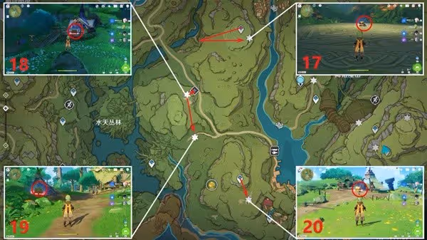 《原神》3.0須彌雨林區域奇饋寶箱收集指南