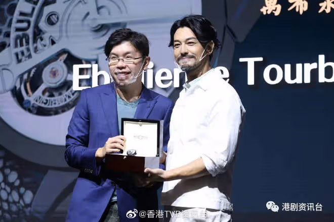 柏天男拍完通宵戲僅休息2小時!出席鐘錶展盼挑戰設計飛機