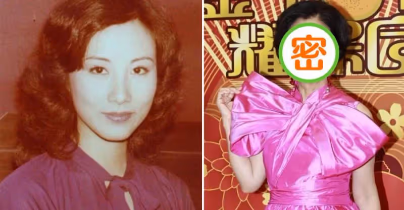 汪明荃70多了仍然招搖，穿「粉色緞面裙」，感覺膚色都白了幾個度