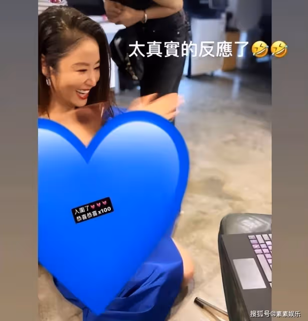 林心如發文感謝所有人，入圍視後激動拍手，淚水在眼眶裡打轉