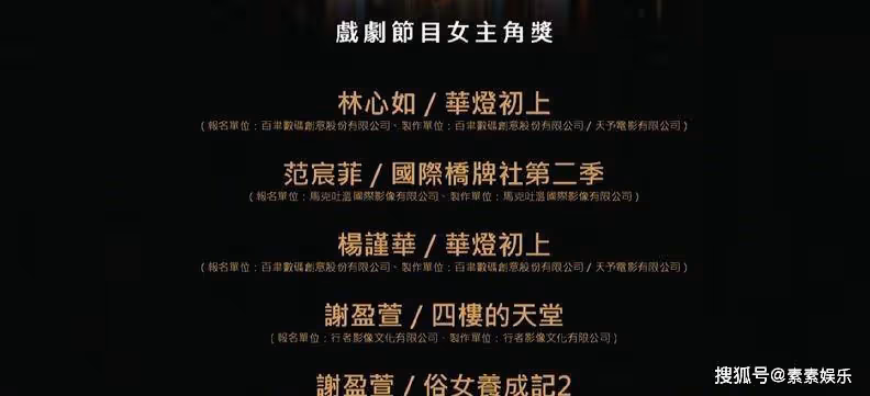 林心如發文感謝所有人，入圍視後激動拍手，淚水在眼眶裡打轉