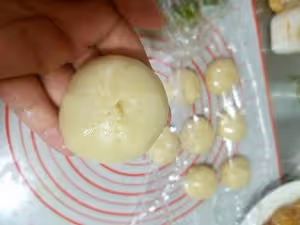 抹茶蛋黃酥（螺旋酥）