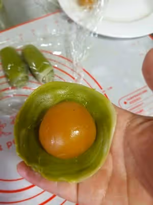 抹茶蛋黃酥（螺旋酥）