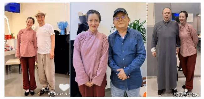 73歲王剛與女星合影顯侷促 身形發福大肚腩突出