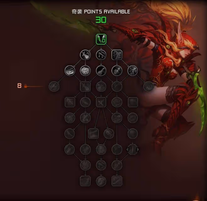 Build 45480版本盜賊天賦樹改動