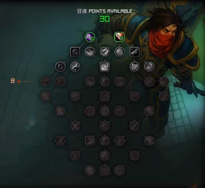 Build 45480版本盜賊天賦樹改動