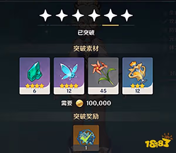 原神砂糖突破材料一覽 砂糖突破80級需要哪些材料