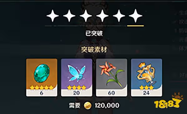 原神砂糖突破材料一覽 砂糖突破80級需要哪些材料