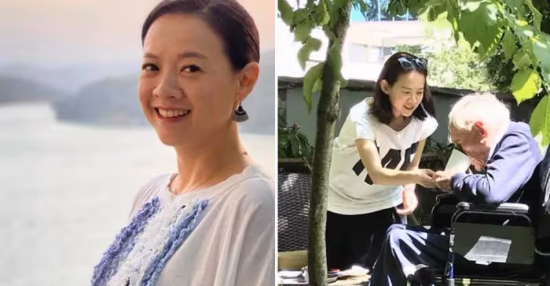 曾寶儀擁抱安樂去世老人，104歲高夀「兒孫環繞無慢性病」卻想離開人世「與老人最後對話」讓她有新的人生體悟