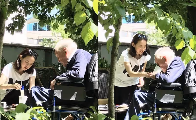 曾寶儀擁抱安樂去世老人,104歲高夀「兒孫環繞無慢性病」卻想離開人世「與老人最後對話」讓她有新的人生體悟